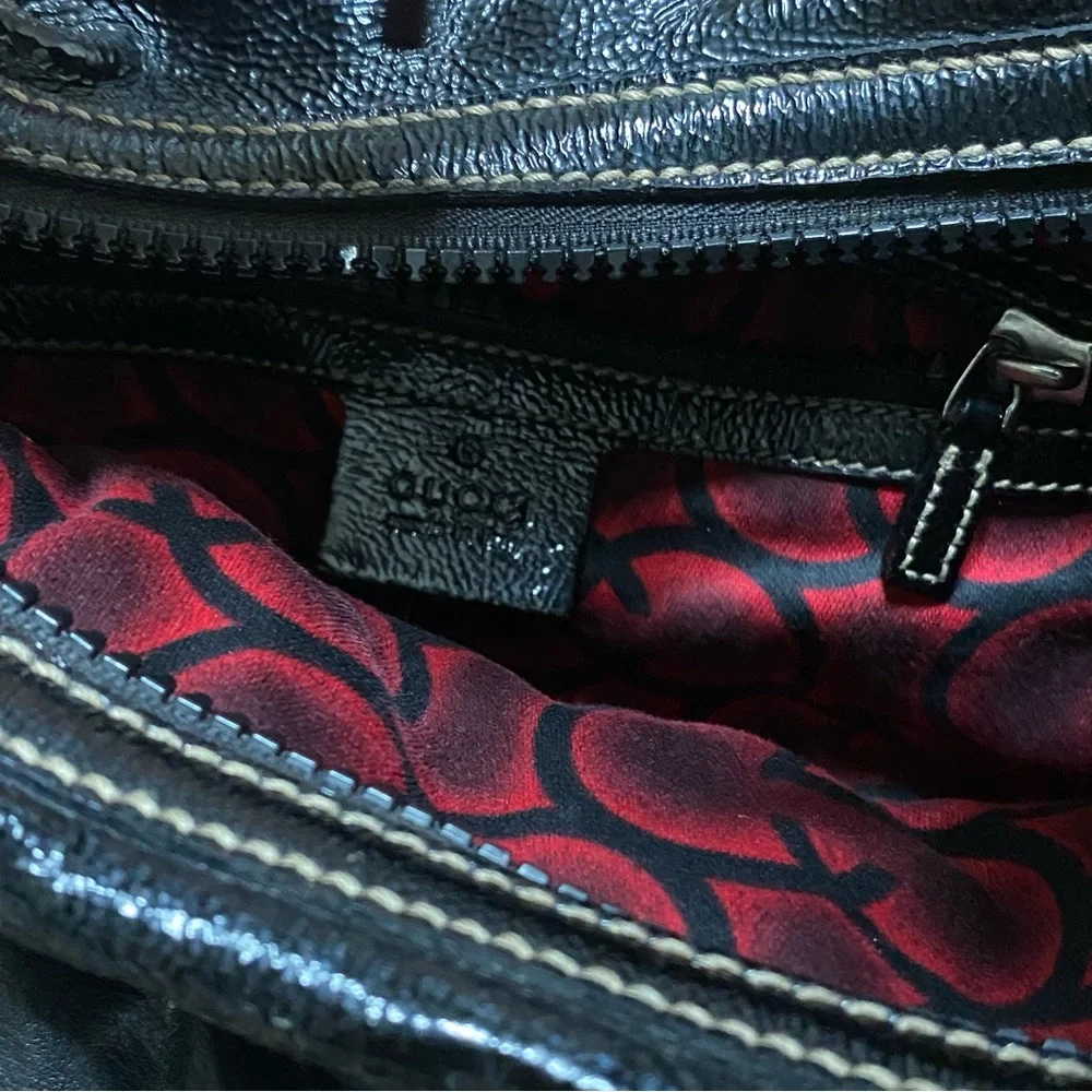 Gucci • Snow Glam Triple Black Hobo Bag